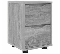 Engineered Wood Bedside Table Nightstand Small Modern Furniture Home vidaXL