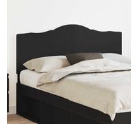 Engineered Wood Black Headboard 143x3x100 cm Modern Minimalist Bedroom Furniture