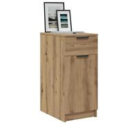 Engineered Wood Desk Cabinet Office Storage Cupboard 33.5x50x75cm