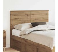 Engineered Wood Headboard Artisan Oak 123x7x100 cm Modern Design Indoor Use