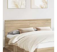 Engineered Wood Headboard Sonoma Oak 183x7x100 cm Modern Bedroom Furniture Decor