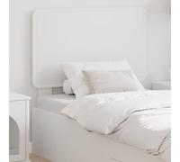Engineered Wood Headboard White 93x3x100 cm Modern Design for Bedroom Decor