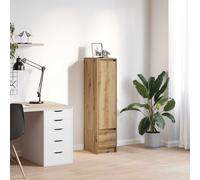 vidaXL Highboard Artisan Oak 29.5x34x119.5 cm Engineered Wood, Brown