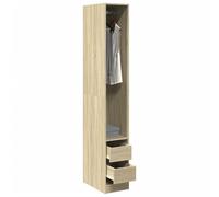 vidaXL Wardrobe Closet Clothes Storage Organiser Sonoma Oak Engineered Wood