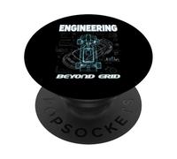ENGINEERING BEYOND GRID Racing Team Engineers Pit Crew Race PopSockets Adhesive PopGrip