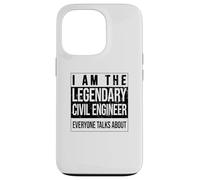 Engineering Birthday born Civil-Engineer Case for iPhone 13 Pro