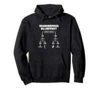 Engineering Blueprint Duct Tape Engineer Pullover Hoodie