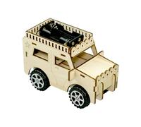 Engineering Car Project Kit - Wooden Science Building Crafts, Creative Learning Toys | Science Based Activity Toy Assembly Parts Boys, Stem Project Educational Tool For School Home Crafting Play