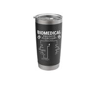 Engineering Flowchart Biomedical Engineer Science Student Stainless Steel Insulated Tumbler