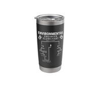 Engineering Flowchart Environmental Engineer Science Student Stainless Steel Insulated Tumbler