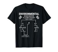 Engineering Flowchart Environmental Engineer Science Student T-Shirt