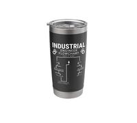 Engineering Flowchart Industrial Engineer Science Student Stainless Steel Insulated Tumbler