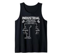 Engineering Flowchart Industrial Engineer Science Student Tank Top