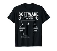 Engineering Flowchart Software Engineer Science Student T-Shirt