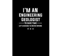 Engineering Geologist Gifts: Funny Engineering Geologist Gag Gift