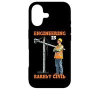 Engineering Is Rarely Civil Funny Engineer - Case for iPhone 17