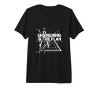 Engineering is The Plan Drafting Engineer Premium T-Shirt