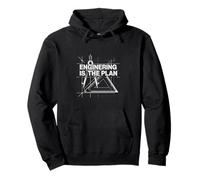 Engineering Is The Plan Drafting Engineer Pullover Hoodie
