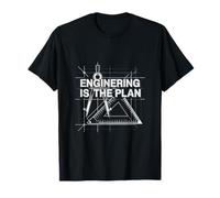Engineering is The Plan Drafting Engineer T-Shirt