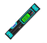 Engineering Level Ruler Featuring LCD Display 200300400mm Magnetic Angle Meter and ±005° Digital for Construction and Designed Protractor Accuracy(300mm)