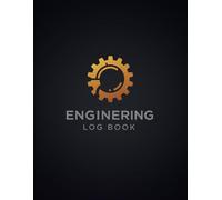 Engineering Log Book | Grid Project Notebook with Title, Signature & Date Fields | 140 Pages | 8.5" x 11" Graph Paper Journal