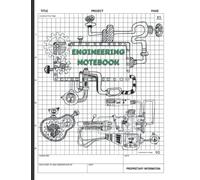 Engineering Notebook: Composition Graph Paper | Quad Ruled Book | Design Log Book for Engineer | Metric grid paper 120 pages, 8" x 11"