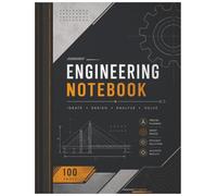 Engineering Notebook: Grid Graph Paper for Math, Physics & Engineering | Graph Paper Notebook for Engineers, Students, Architects & Scientists