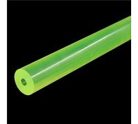 Engineering Plastic Rod Yellow Hollow Rod Gaskets Outer Diameter 16 To 70mm Inner Hole Aperture 6 To 40mm, PU Plastic Pipe Bar Shock Absorber 1pc(60mm*20mm*50cm)