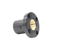 Engineering Plastics Linear Plain Bearings J-LMF10/LMF12/LMF16/LMF20/LMF25/LMF30/LMF35/LMF40/LMF50 Round Flange Bearing(J-LMF20 20x32x42mm)