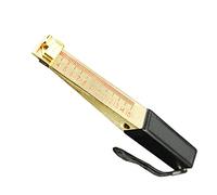 Engineering Ruler, 150 * 15 * 17 mm Wedge Shaped Vernier Gauge 1-15 mm Fire Door Gap Gauge House Engineering Inspection Tool