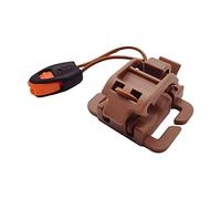 Engineering Shovel Ice Axe Clip Multifunctional Outdoor Wheel Clip Khaki 5.5x5.5x2.5 cm