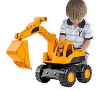 Engineering Toy Truck Kit: Inertial Excavator, Bulldozer, Dump Truck, Sandbox Vehicle Set | Creative Motor Skills Module Appearance, Building Game