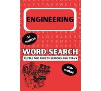 Engineering Word Search Puzzle Book: Word Searches with Easy to Read Print about Engineering, Mechanical, Structural, and more. 6x9 inches, 110 ... Gift for Vacations, Holidays, and Free Time