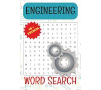 Engineering Word Search Puzzle Book: Word Searches with Easy to Read Print about Enginnering, Machines, Design And More | 6x9 Inches, 110 pages, 50+ ... Seniors, Puzzle Book for Relaxation and Fun