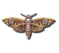 Engineerium by Anne Stokes Anne Stokes Magradore's Moth Steampunk Brooch