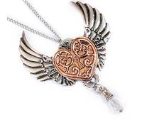 Engineerium by Anne Stokes Anne Stokes Valkyrie Heart Steampunk Winged Lock Pendant Necklace