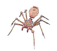 Engineerkiter 3D Metal Puzzle for Adults, 204 Pieces Mechanical Spider Animal Puzzle Model Kits for Adults to Build, Steampunk Ornament Home Decoration Gift 2025