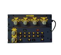 Engineerkiter Flight Simulator Controls A109 A32X Home Cockpit Panel for MSFS 2020/2024, FENIX, FBW on Windows, Backlit Home Cockpit Panel, Plug-and-Play Display Unit Flight Gaming