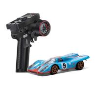 Engineerkiter Mini RC Car Model with Transmitter 1:28 Scale 2.4G 4WD Remote Control Racing Cars for Adults Drift Car Indoor Racing, Outdoor Track Fun - Kit Version Three Batteries
