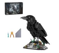 Engineerkiter Raven Bird Animal Building Sets, Mechanical Bird Collectible Display Model Kits Creative Design Construction Blocks Gifts for Adult - 357 Pieces
