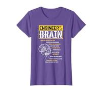 Engineer's Brain Engineering Games Process Graphics Funny T-Shirt