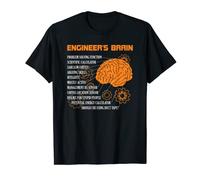 Engineer's Brain Funny Engineering Games Process Engineer T-Shirt