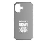 Engineer's Brain Funny Engineering Humor Problem Solver Case for iPhone 16