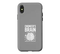 Engineer's Brain Funny Engineering Humor Problem Solver Case for iPhone X/XS