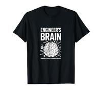 Engineer's Brain Funny Engineering Humor Problem Solver T-Shirt