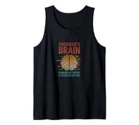 Engineer's Brain Funny Engineering Humor Problem Solver Tank Top