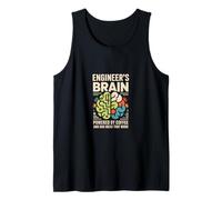 Engineer's Brain Powered By Coffee Engineer Tank Top