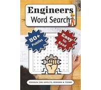 Engineers Word Search Puzzle Book: Word Search with Easy-to-Read Print about Civil Engineering, Mechanical Systems and Electrical Circuits | 50+ Fun ... | Perfect for Travel, Holidays and Leisure