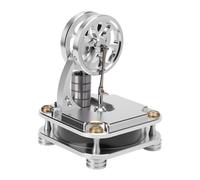 ENGINEKITOR D16-C Low-Temperature Stirling Engine, Alloy Steel STEM Model Kit for Teaching & Research - Safe No-Flame for Students, Hobbyists & Mechanics