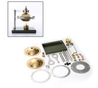 ENGINEMECH Steam Engine Model Kit, DIY UFO Spin Suspension Engine with Copper Boiler and Alcohol Lamp, Educational Physics Toy for Adults, Science Experiment Kit, 2025